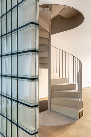 Skulpturale Wendeltreppe