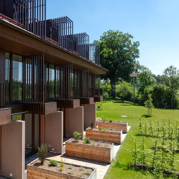 Garten mit Beplanzung